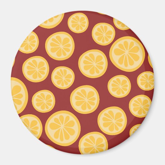 Aimant Motif citron (Devant)