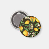 Aimant Motif citron verni à la main (Recto/Verso)