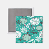 Aimant motif citrouille (Recto/Verso)