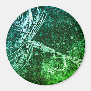 Aimant Motif classique à mouches sèches pour la pêche à l