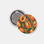 Aimant Motif d'abricot vibrant (Recto/Verso)