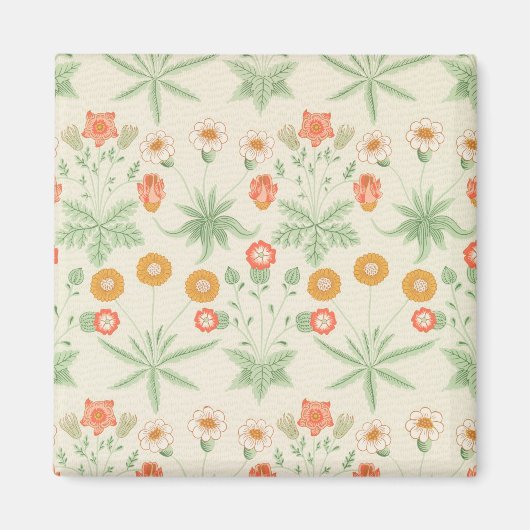Aimant Motif Daisy (par William Morris) (Devant)