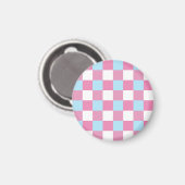 Aimant Motif damier (Recto/Verso)