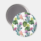 Aimant Motif d'aquarelle Cactus Art (Recto/Verso)