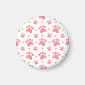 Aimant Motif d'aquarelle Cat Paws (Devant)
