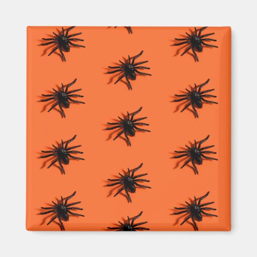 Aimant Motif d'araignée d'Halloween (Devant)