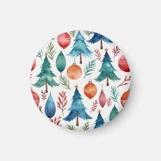Aimant Motif d'arbre de Noël (Devant)