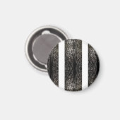 Aimant Motif d'arbres blancs (Recto/Verso)