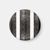 Aimant Motif d'arbres blancs (Devant)