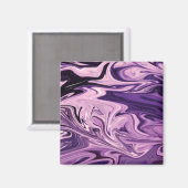 Aimant Motif d'art de galaxie bleue (Recto/Verso)