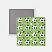 Aimant Motif de balle de football de dessin (Recto/Verso)