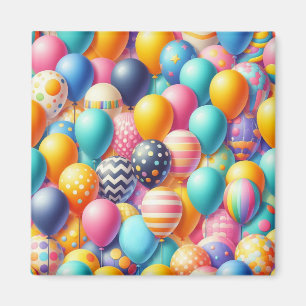 Aimant Motif de ballons colorés