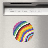 Aimant Motif  de bandes colorées (In Situ (Lave-vaisselle))