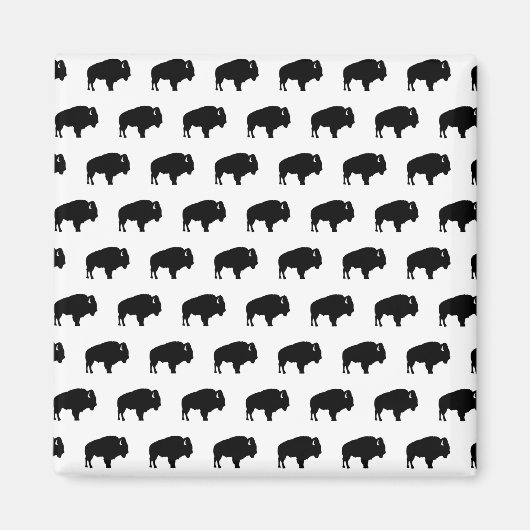 Aimant motif de bison (Devant)
