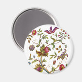 Aimant Motif de broderie de l'arbre de vie traditionnel (Recto/Verso)