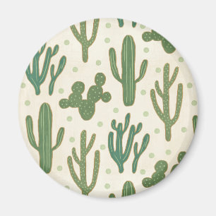 Aimant Motif de cactus de désert d'étape de Geo de