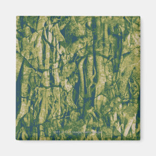 Aimant Motif de camouflage d'écorce d'arbre