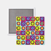 Aimant motif de cercles (Recto/Verso)