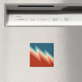 Aimant Motif de chevron de style rétro (In Situ (Lave-vaisselle))