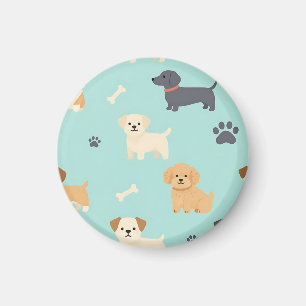 Aimant Motif de chiots mignons