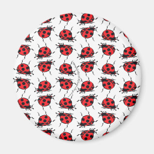Aimant Motif de coccinelle