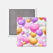 Aimant Motif de coeur (Recto/Verso)
