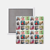 Aimant Motif de collection photo de Keepsaké moderne (Recto/Verso)