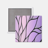 Aimant Motif de congé créatif Pearlescent violet (Recto/Verso)