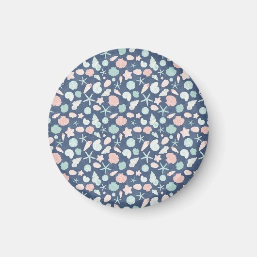 Aimant motif de coquillages (Devant)