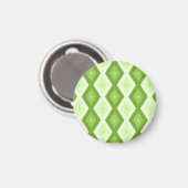 Aimant Motif de diamant vert Chartreuse (Recto/Verso)