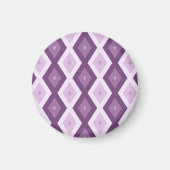 Aimant Motif de diamant violet (Devant)