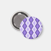 Aimant Motif de diamant violet (Recto/Verso)
