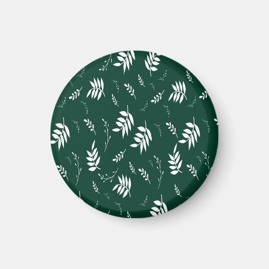 Aimant motif de feuille (Devant)