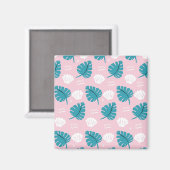 Aimant Motif de feuilles (Recto/Verso)