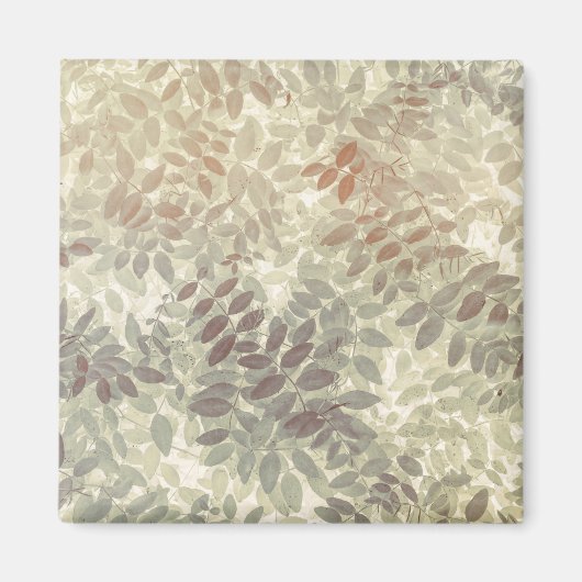 Aimant Motif de Feuilles Vetch | Iles San Juan, WA (Devant)