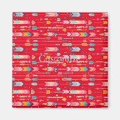 Aimant Motif de flèche multicolore Thunder_Cove (Devant)