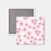 Aimant Motif de fleurs (Recto/Verso)