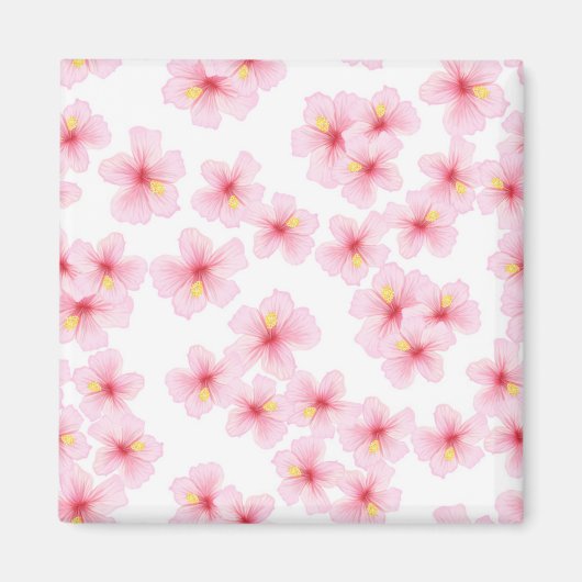 Aimant Motif de fleurs (Devant)