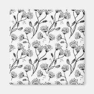 Aimant Motif de fleurs