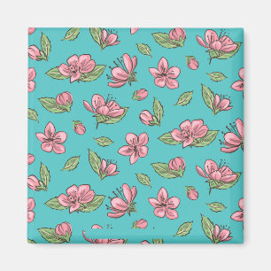 Aimant Motif de fleurs