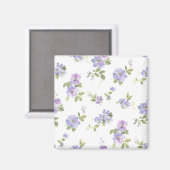 Aimant Motif de fleurs (Recto/Verso)