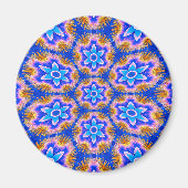 Aimant Motif de fleurs de fleur mignonne (Devant)