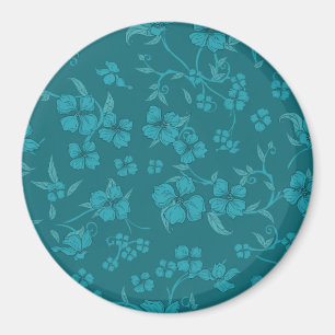 Aimant Motif de fleurs flippantes 9