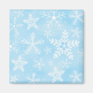 Aimant Motif de flocon de neige de Noël