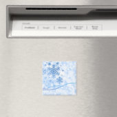 Aimant Motif de flocon de neige d'hiver (In Situ (Lave-vaisselle))
