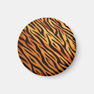 Aimant Motif de fourrure à rayures de tigre