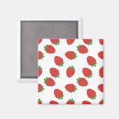 Aimant Motif de fraises (Recto/Verso)
