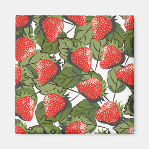 Aimant Motif de fraises