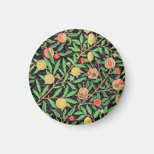 Aimant Motif de fruits par William Morris (Devant)