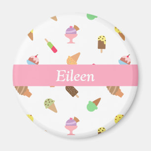 Aimant Motif De Glace Coloré Tendance Pour Elle